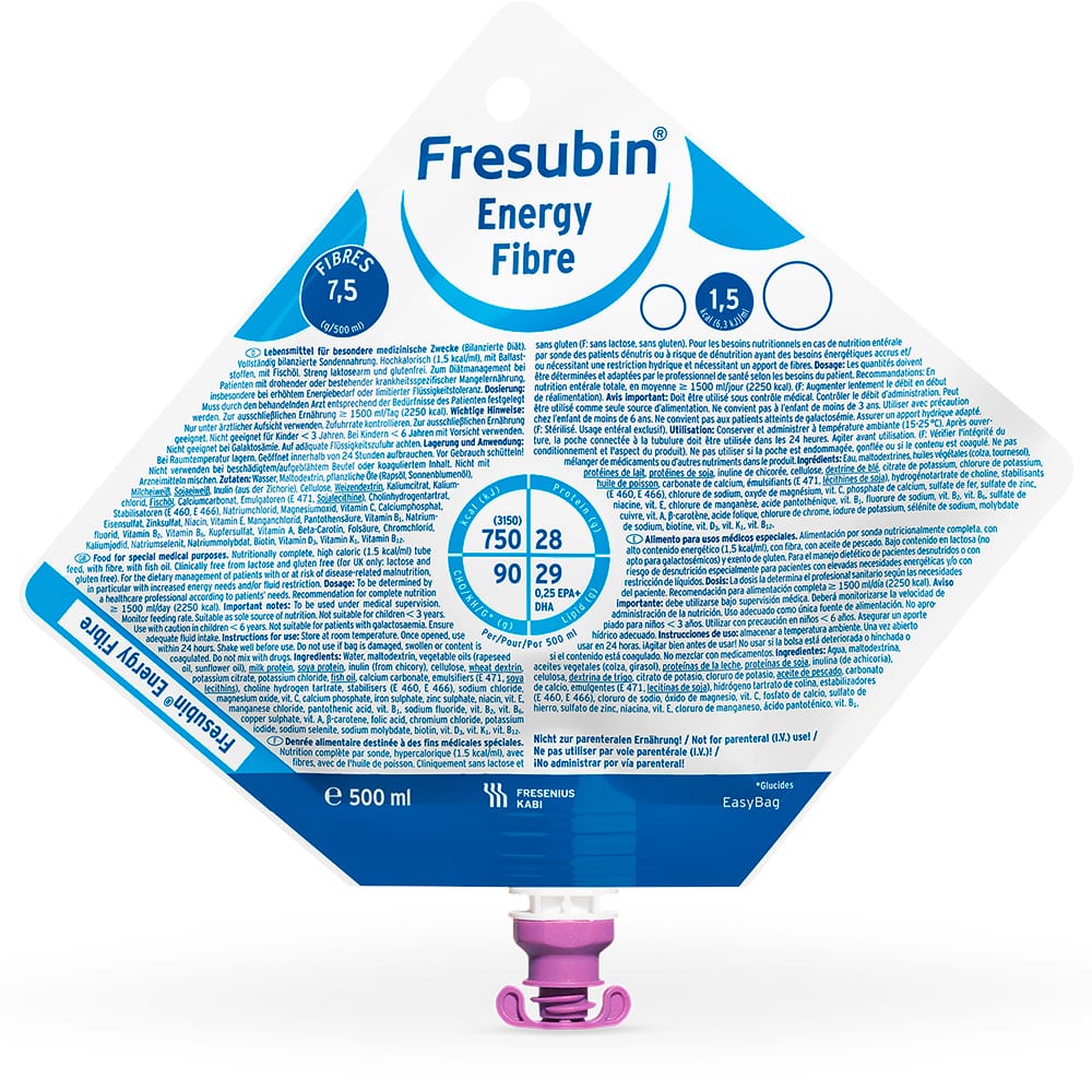 Fresubin Energy Fibre Easy Bag 15X500 ml Flüssigkeit 15X500 ml