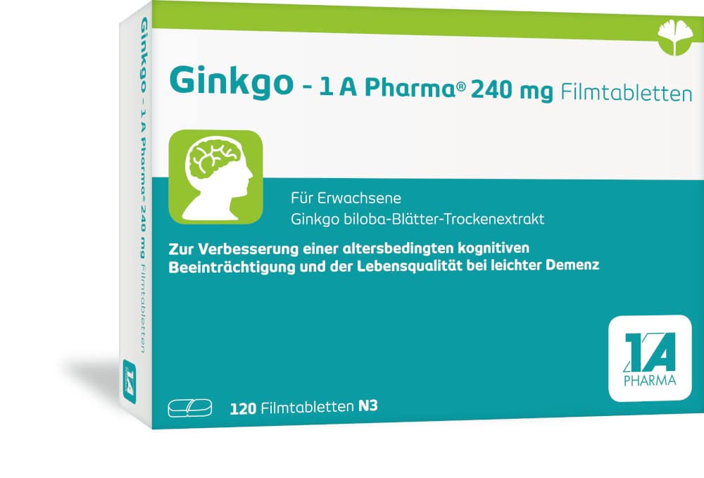 Ginkgo 1A Pharma 240mg  120 St Filmtabletten