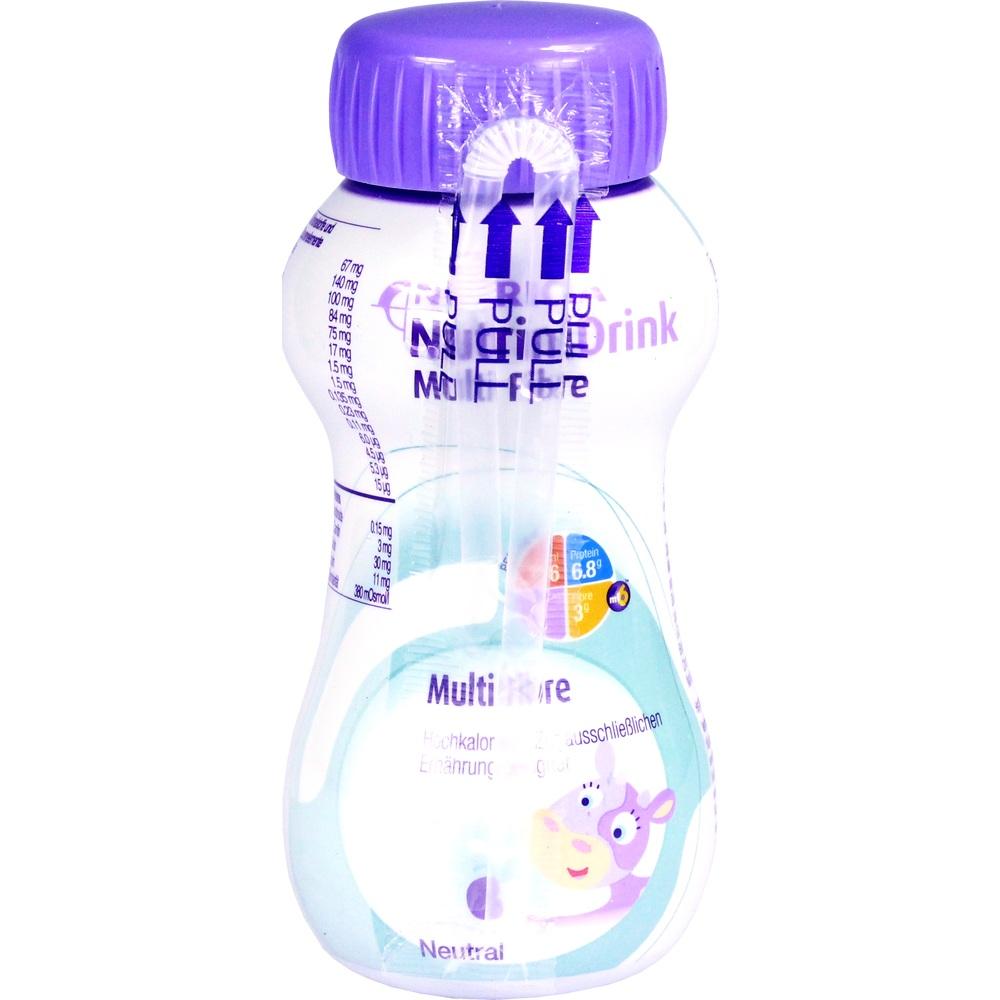 NutriniDrink Multi Fibre Neutral 200 ml Flüssigkeit