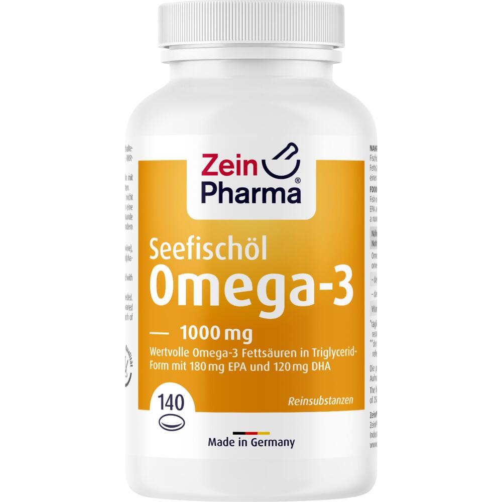 Zein Pharma Omega-3 Seefisch-Öl 1000mg  140 St Kapseln