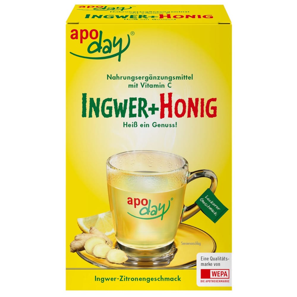 apoday INGWER + HONIG 10X10 g Pulver