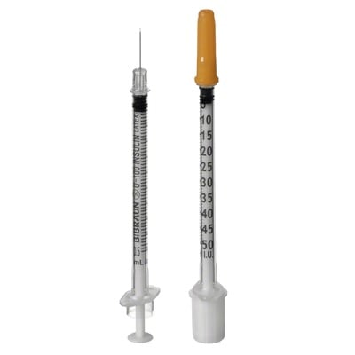 OMNICAN Insulinspr.0,5 ml U100 m.Kan.0,30x12 mm e. 100X1 St Spritzen