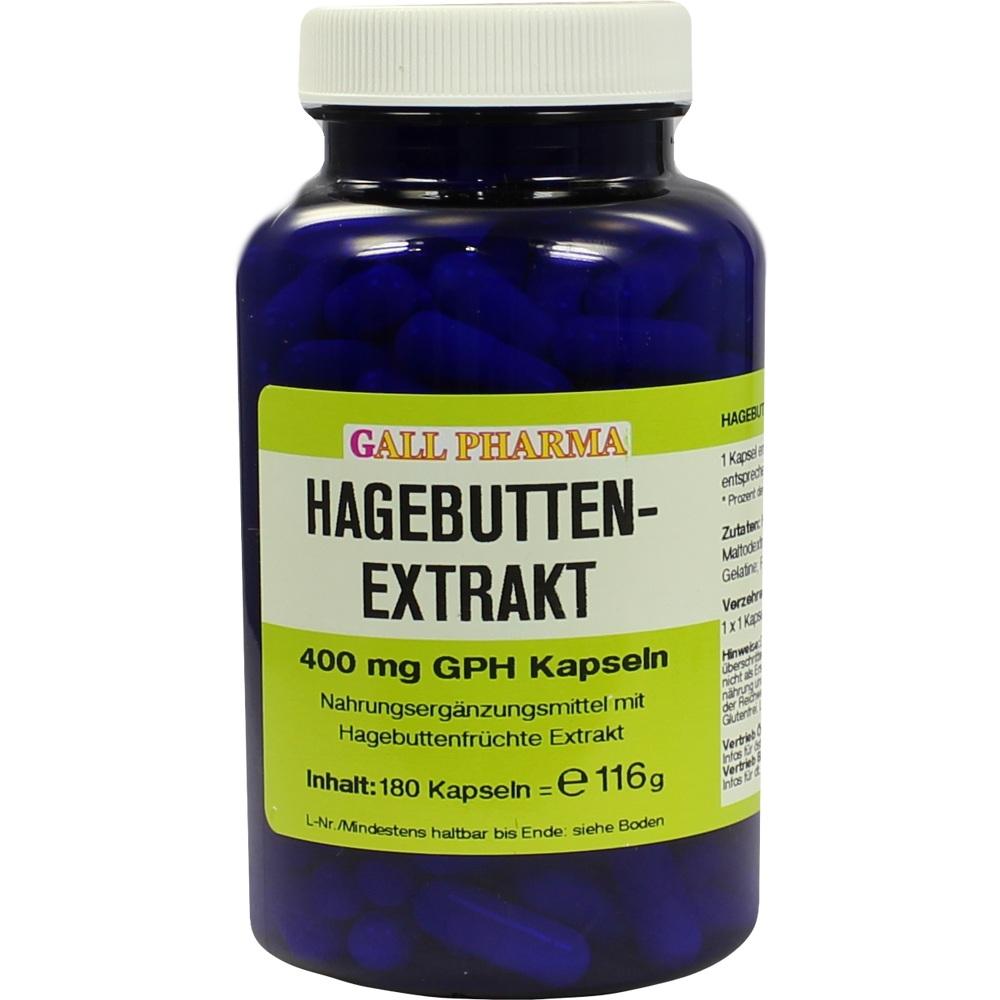 HAGEBUTTENEXTRAKT 400 mg GPH Kapseln 180 St Kapseln