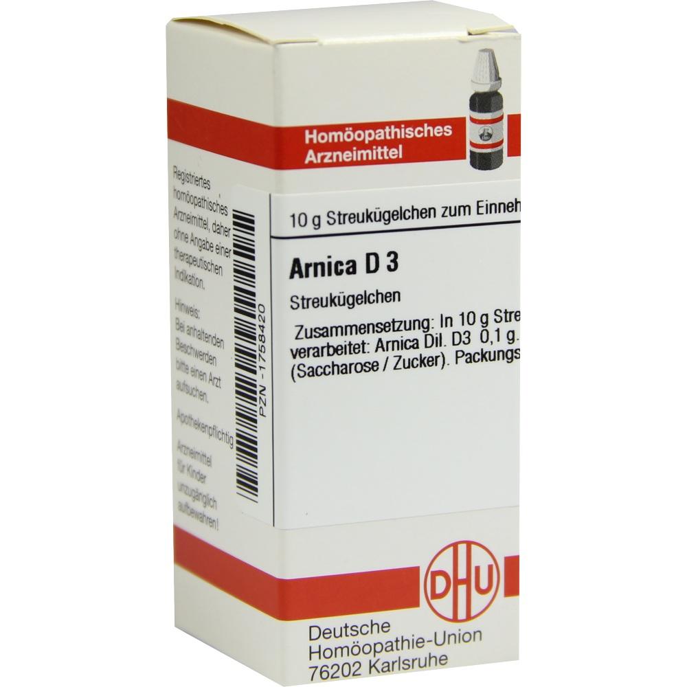 ARNICA D 3 Globuli 10 g Globuli