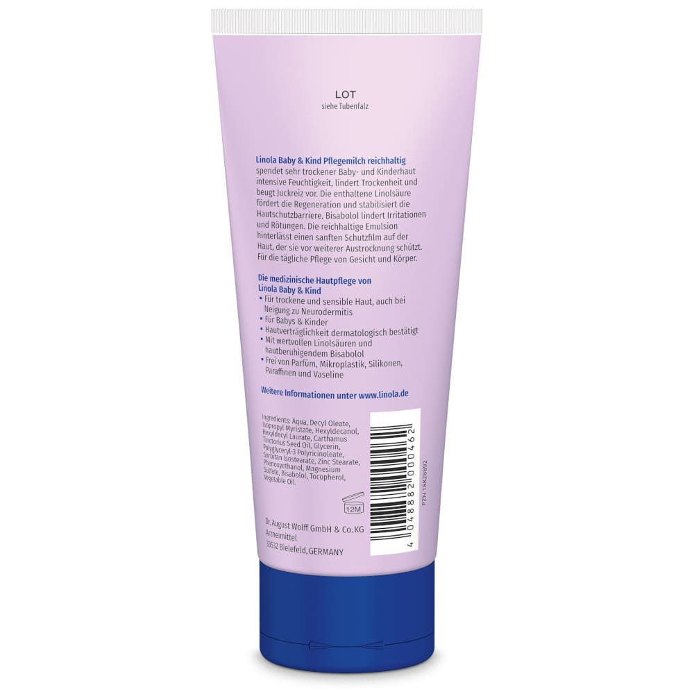 Linola Baby & Kind Pflegemilch reichhaltig 200 ml Lotion