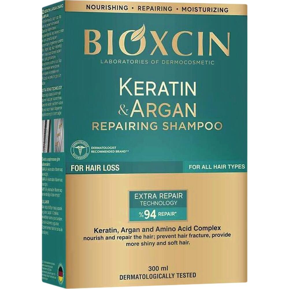 BIOXCIN Keratin & Argan Shampoo 300 ml Shampoo