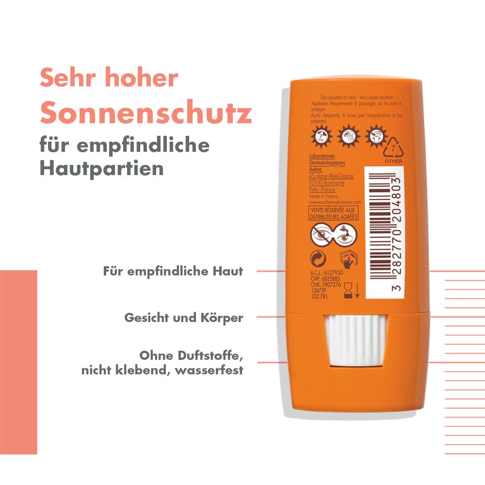 Avène Sunsitive Sonnenstick SPF 50+ + 3 € sparen* 8 g Stifte