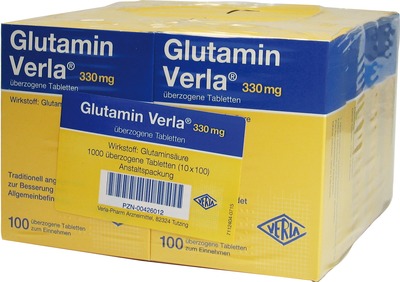 GLUTAMIN Verla überzogene Tabletten 1000 St Überzogene Tabletten