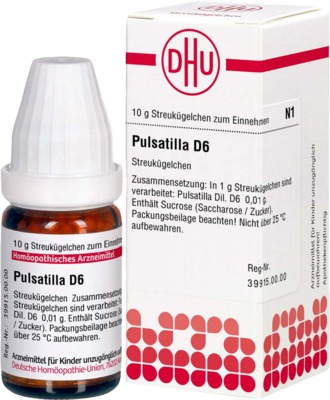 PULSATILLA D 6 Globuli 10 g Globuli