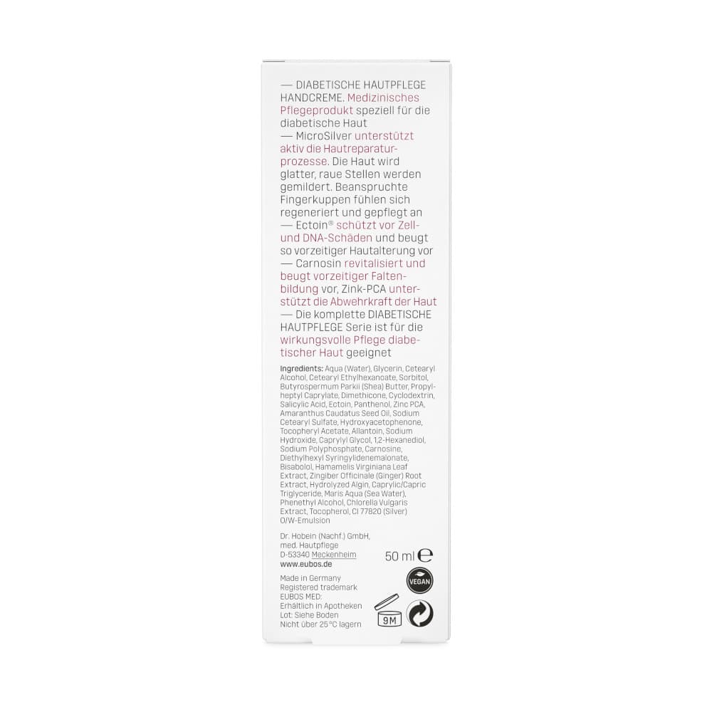 EUBOS DIABETISCHE HAUTPFLEGE HANDCREME 50 ml Creme