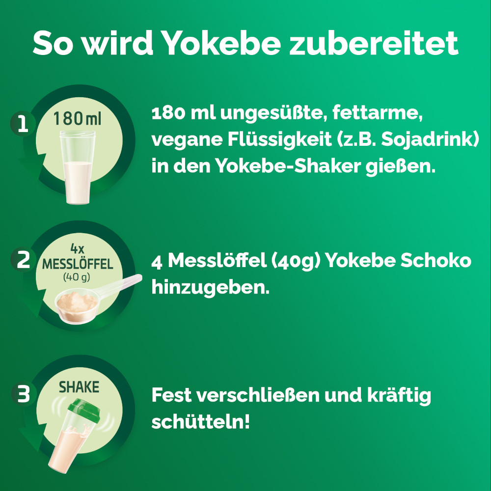 yokebe Schoko 500 g Pulver