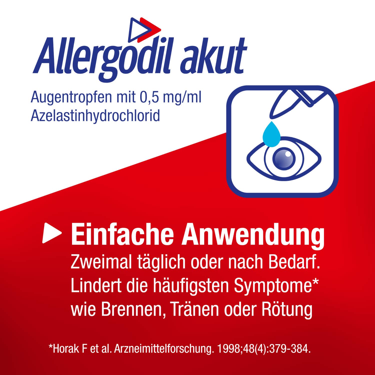 Allergodil akut Augentropfen 6 ml Augentropfen