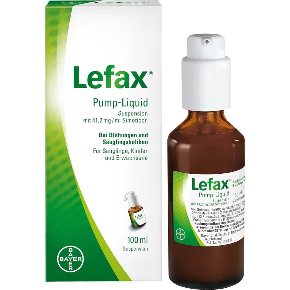 Lefax Pump-Liquid Suspension 100 ml Pumplösung