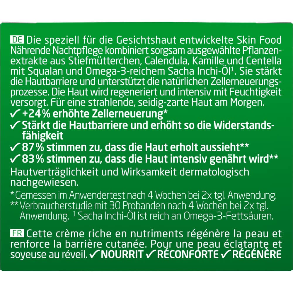 WELEDA Skin Food Nährende Nachtpflege Regeneration & Stärkung 40 ml Nachtcreme