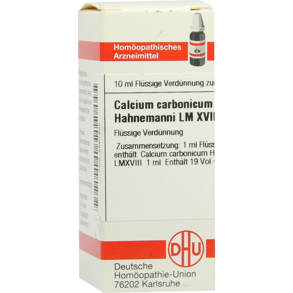 LM CALCIUM carbonicum Hahnemanni XVIII Dilution 10 ml Dilution