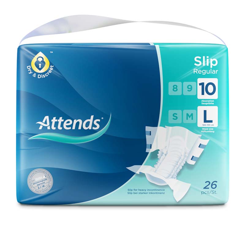 ATTENDS Slip Regular 10 large 26 St