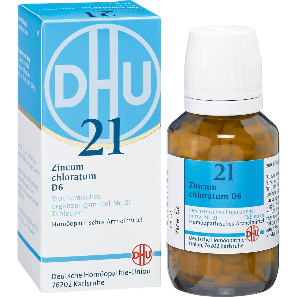 DHU Schüssler-Salz Nr. 21 Zincum chloratum D 6 200 St Tabletten