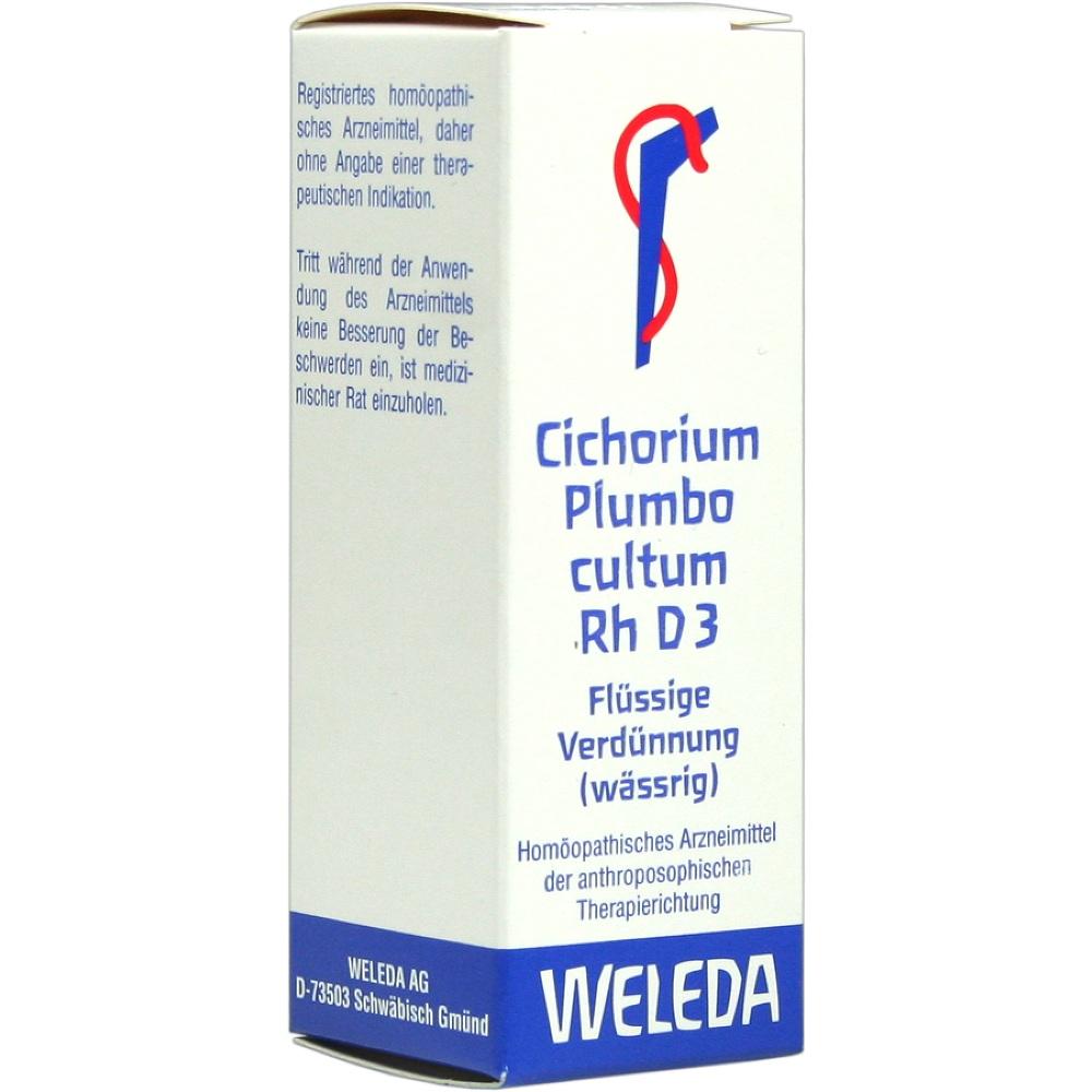 WELEDA CICHORIUM PLUMBO cultum Rh D 3 Dilution 20 ml Dilution