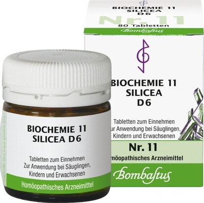 BIOCHEMIE 11 Silicea D 6 Tabletten 80 St Tabletten