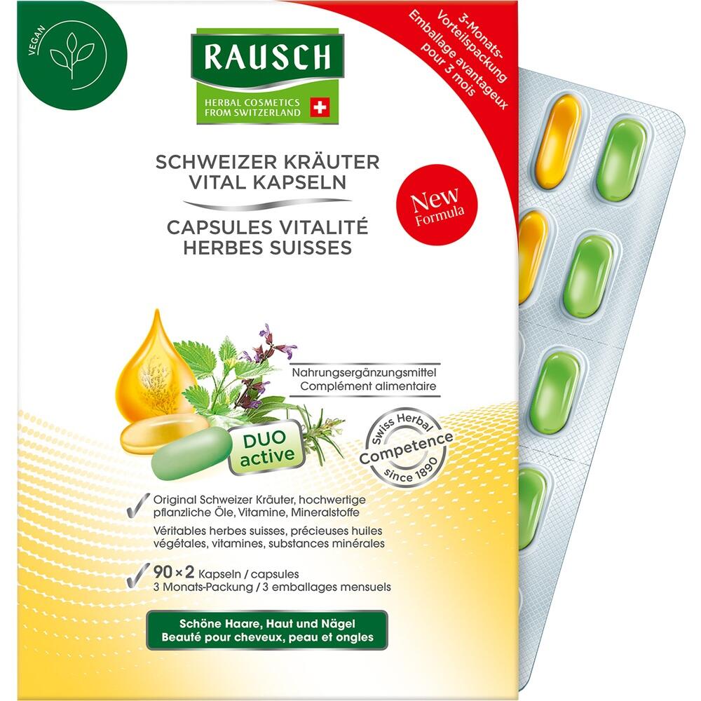 RAUSCH Schweizer Kräuter Vital-Kapseln 3X30X2 St Kapseln