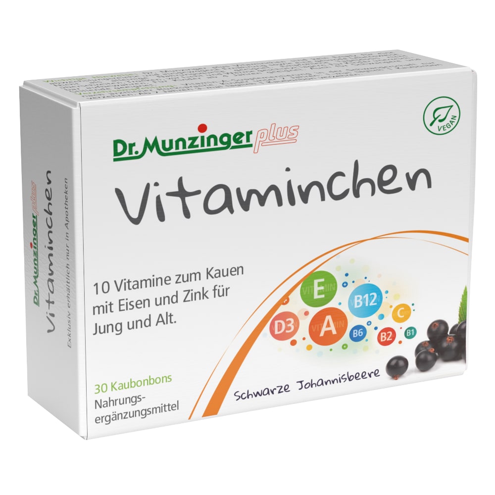 Dr. Munziger plus Vitaminchen Schwarze Johannisbeere 30 St