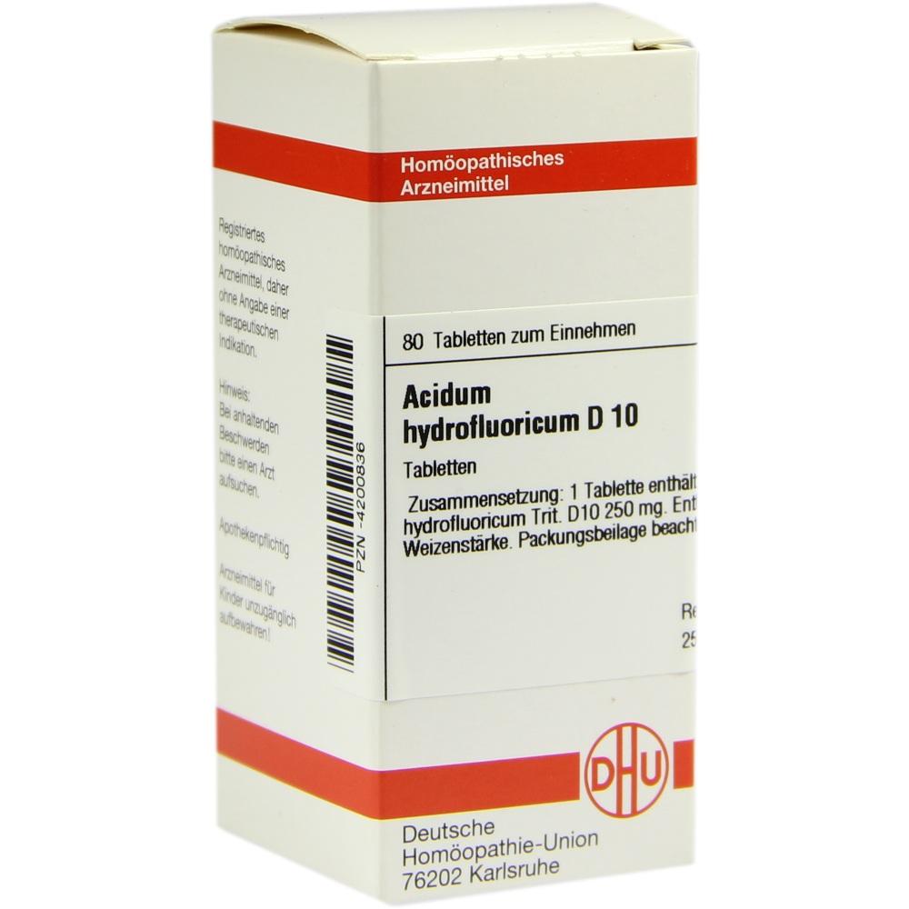 ACIDUM HYDROFLUORICUM D 10  80 St Tabletten