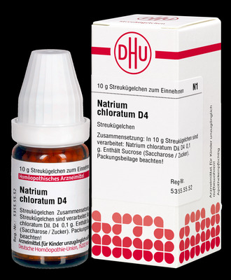 NATRIUM CHLORATUM D 4 Globuli 10 g Globuli