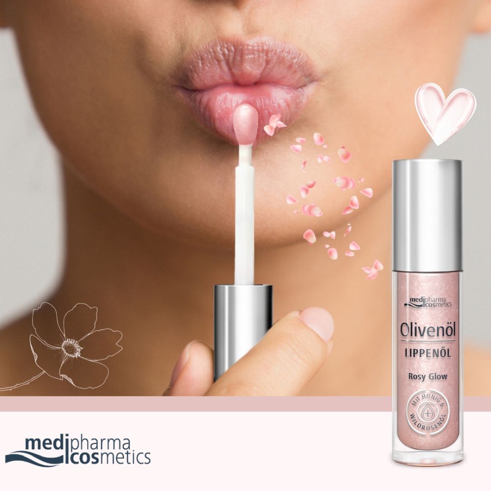 Olivenöl Lippenöl Rosy Glow 4 ml Öl