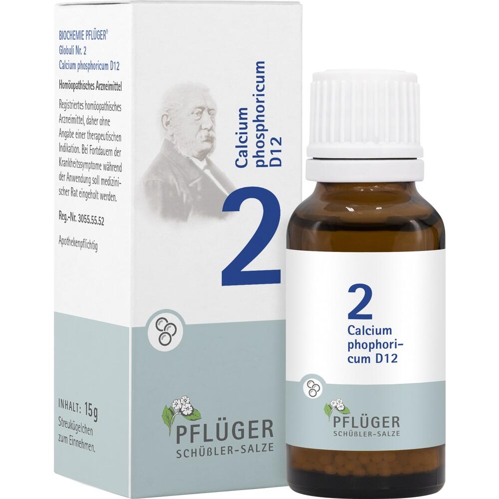 Schüßler-Salz Nr. 2 Calcium phosphoricum D12 15 g Globuli