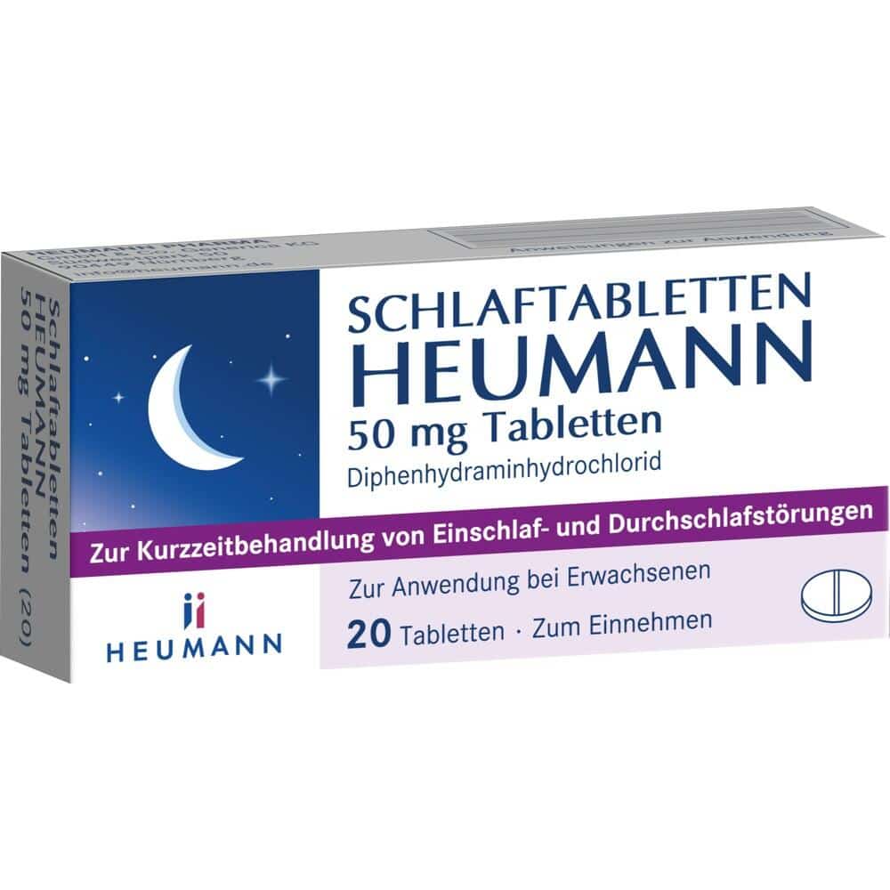 SCHLAFTABLETTEN HEUMANN 50 mg 20 St Tabletten