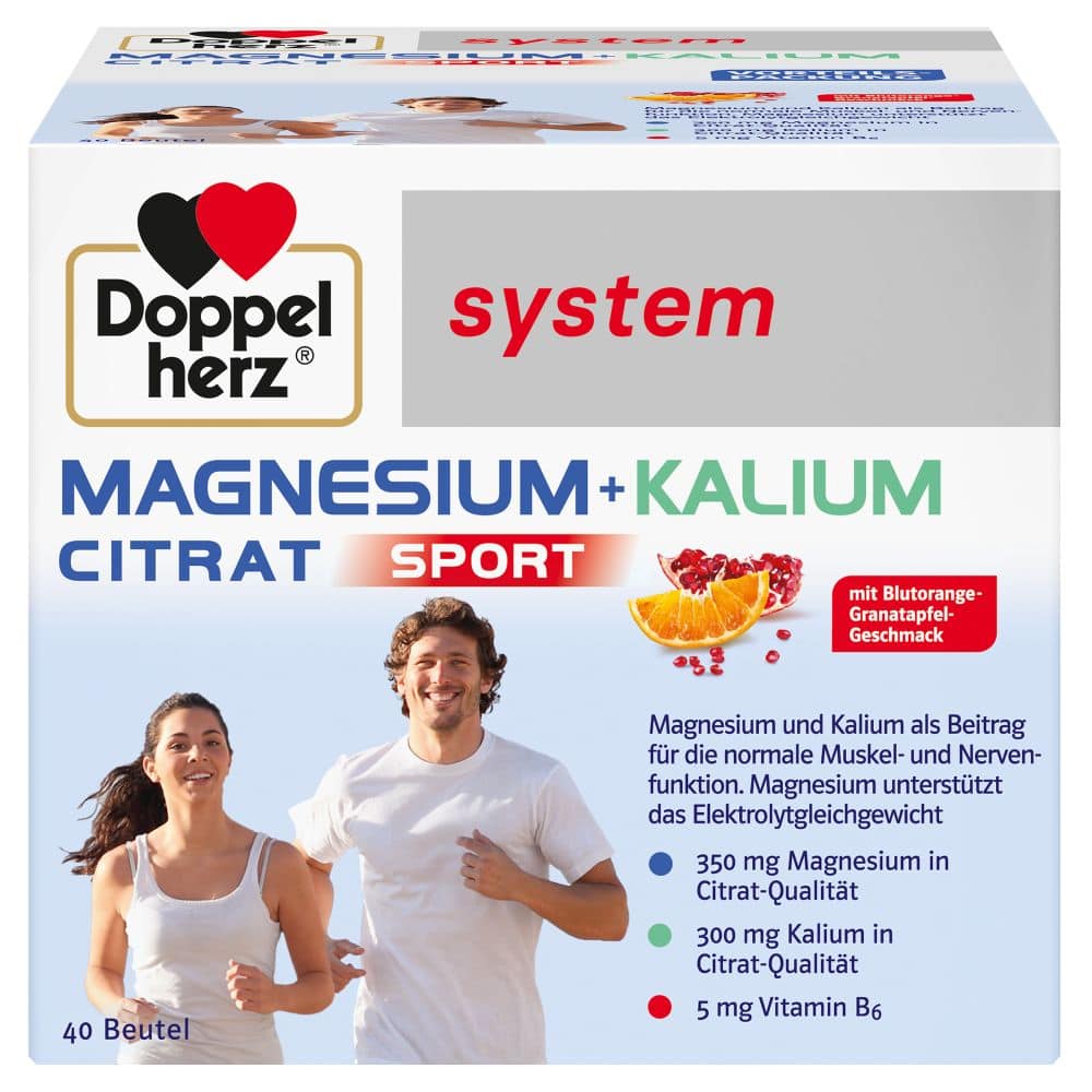 Doppelherz system MAGNESIUM + KALIUM CITRAT 40 St Granulat