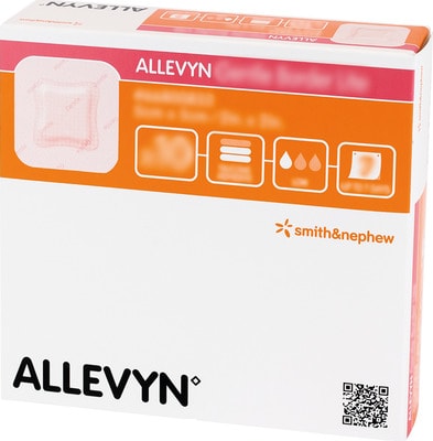 ALLEVYN Gentle Border Lite 5x5 cm Schaumverb. 10 St Verband