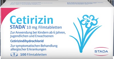 Cetirizin STADA 10 mg 100 St Filmtabletten