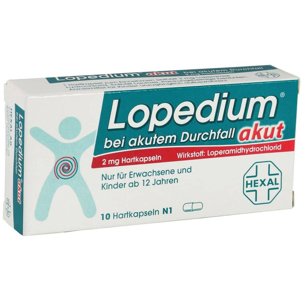 Lopedium akut 10 St Hartkapseln