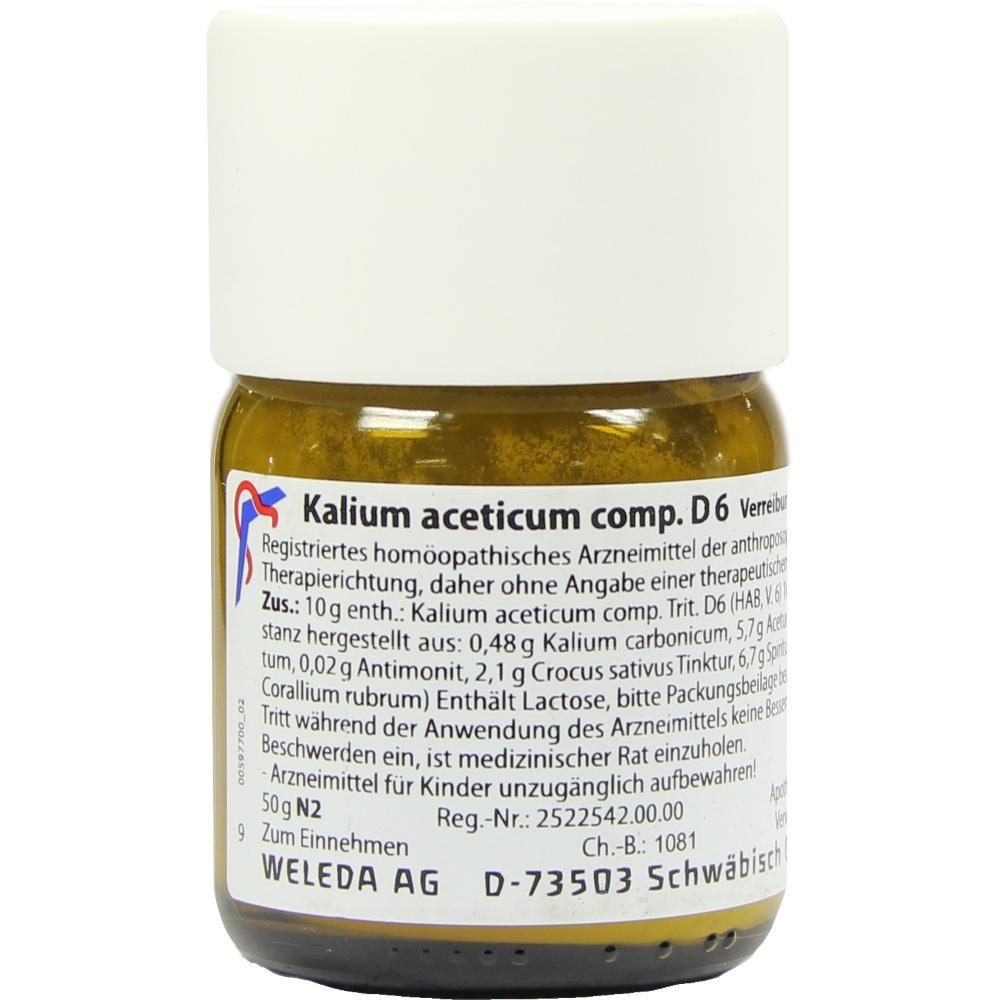 WELEDA KALIUM ACETICUM COMP.D 6 Trituration 50 g Trituration