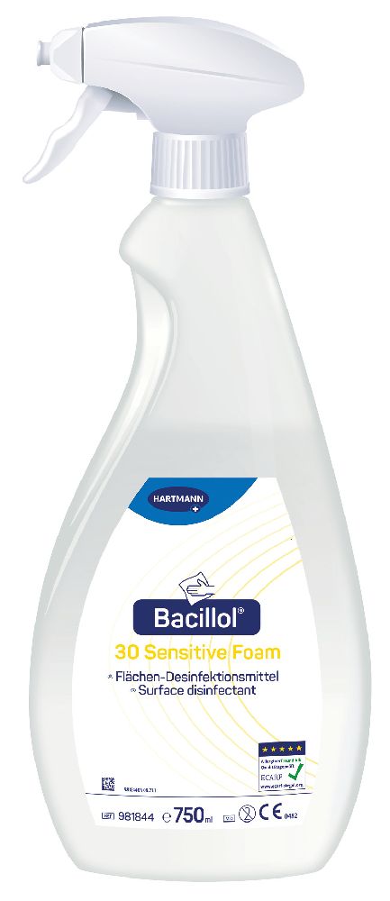 Bacillol 30 Sensitive Flächendesinfektionsmittel 750 ml Schaum