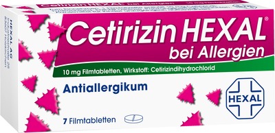 Cetirizin HEXAL  7 St Filmtabletten