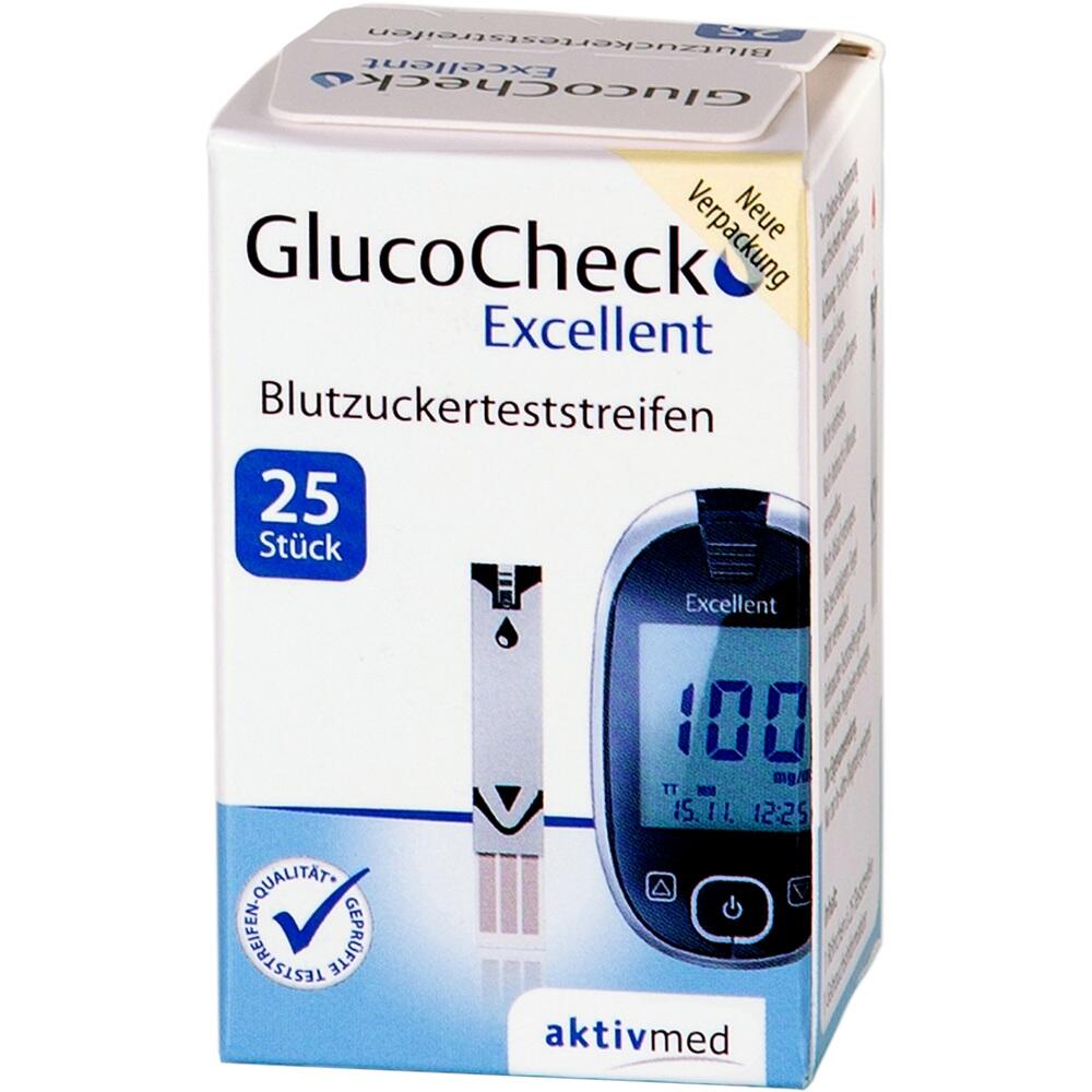 GLUCO CHECK Excellent Teststreifen 25 St Teststreifen