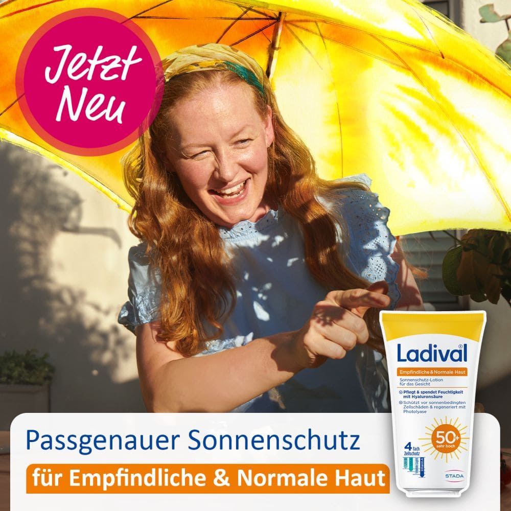 Ladival Empfindliche & Normale Haut Sonnenschutz-Lotion Gesicht LSF 50+ 50 ml Lotion
