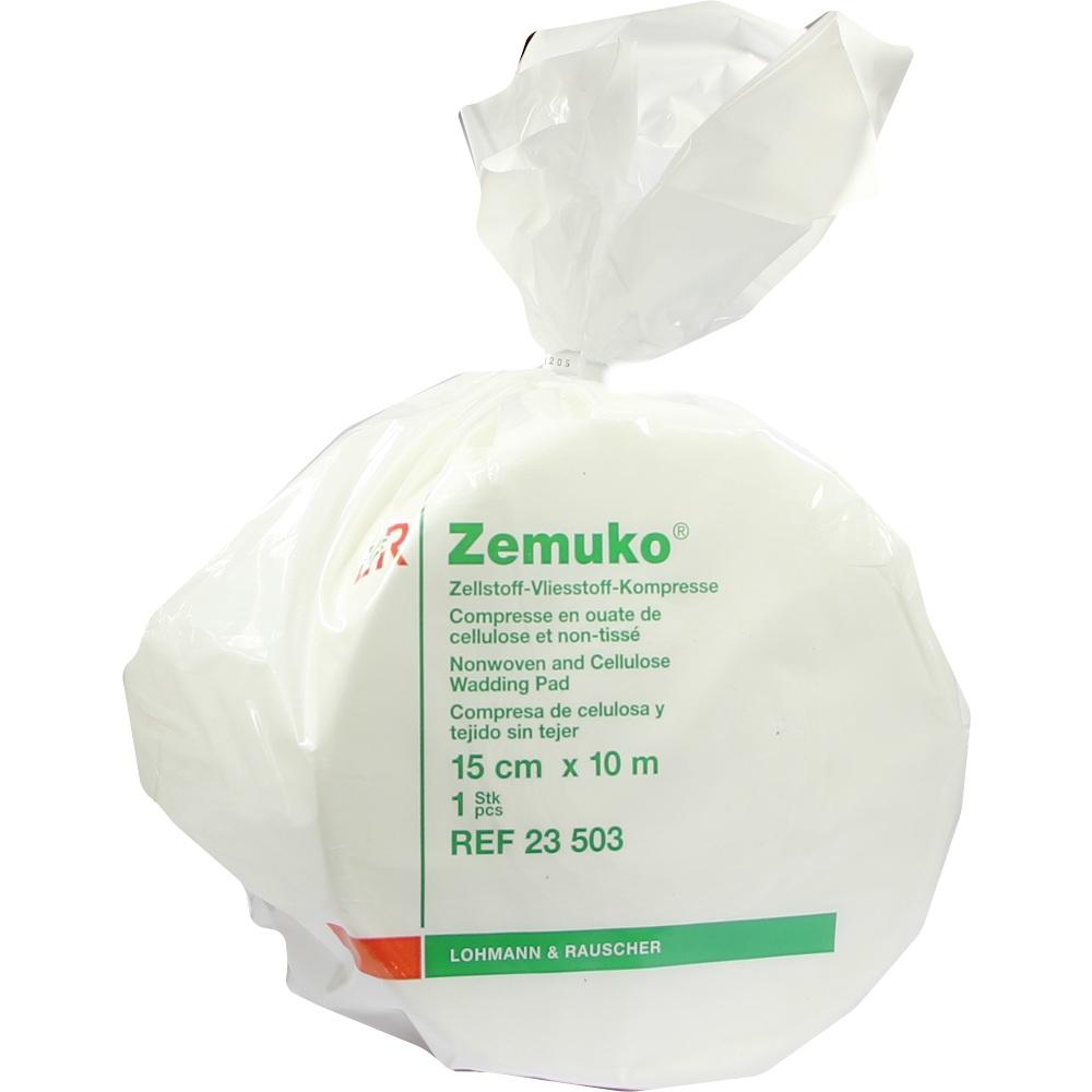 ZEMUKO Vliesstoff-Kompr.gerollt 15 cmx10 m 1 St Kompressen