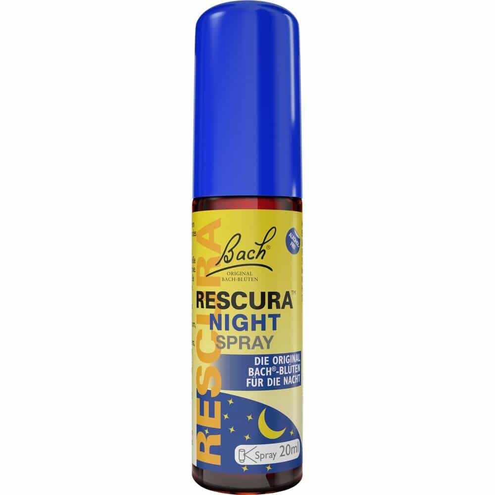 Bachblüten RESCURA NIGHT Spray alkoholfrei 20 ml Spray