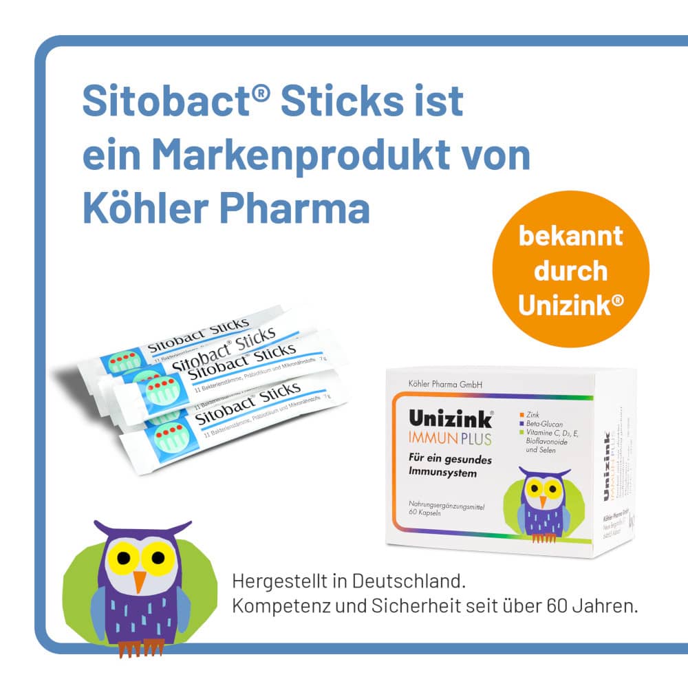 Sitobact Sticks 30X7 g Beutel