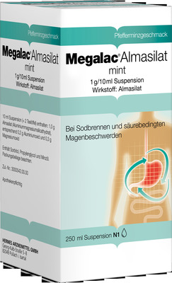 Megalac Almasilat mint Flasche 250 ml Suspension