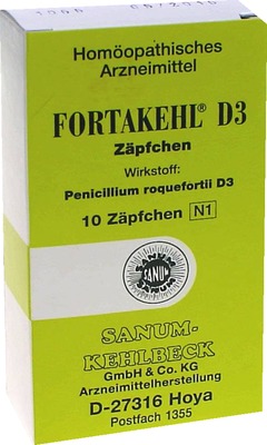 FORTAKEHL D 3 Suppositorien 10 St Suppositorien