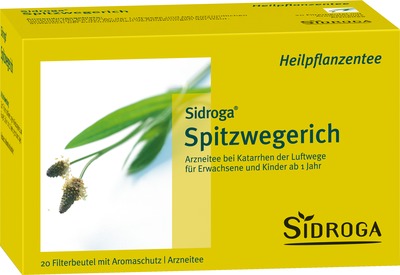 SIDROGA Spitzwegerich 20X1.4 g Tee