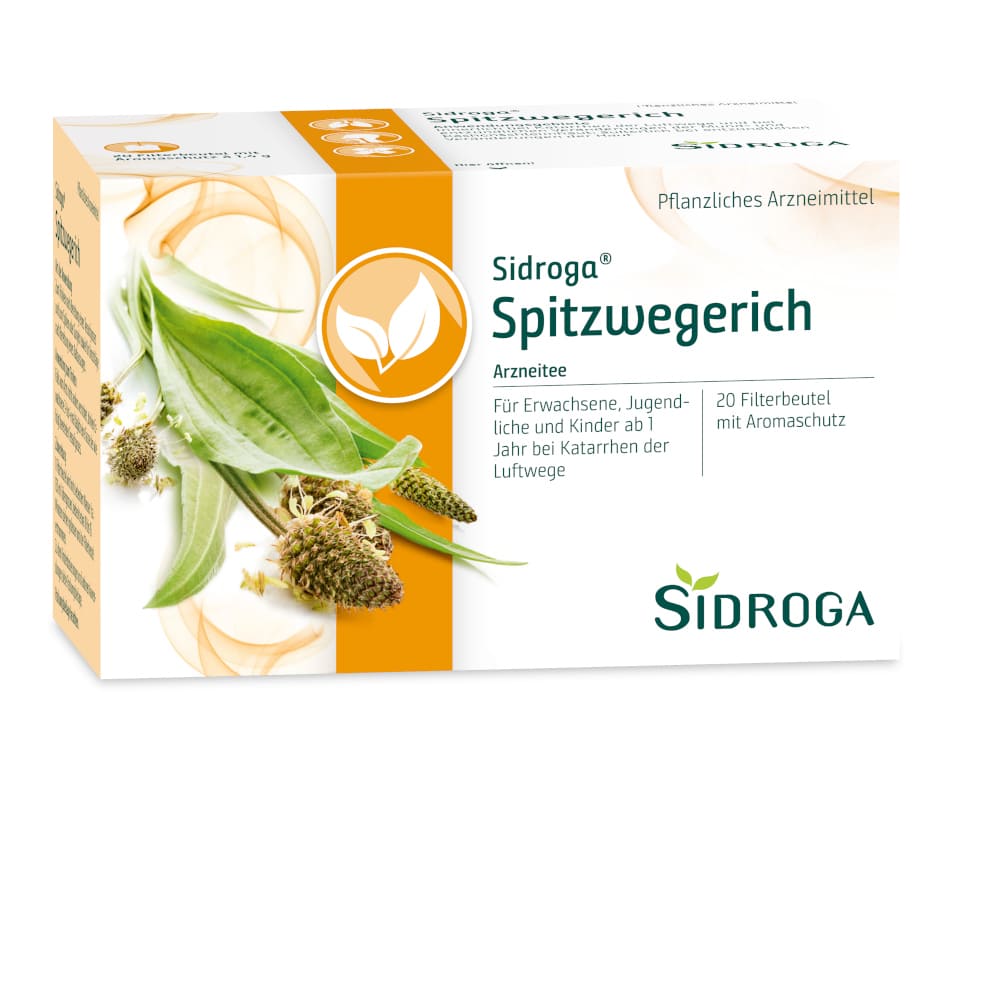 SIDROGA Spitzwegerich 20X1.4 g Tee