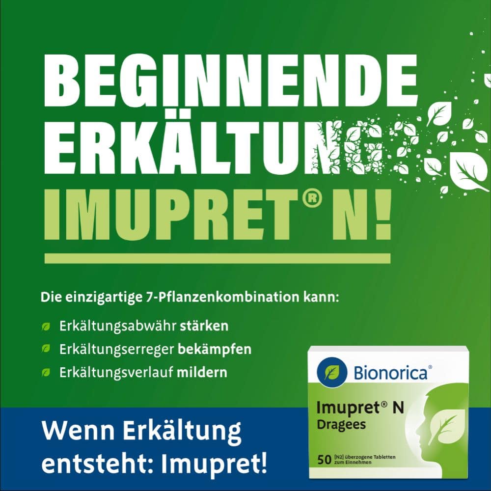 Imupret N Dragees 50 St Überzogene Tabletten
