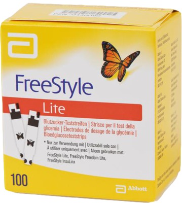 FREESTYLE Lite Teststreifen ohne Codieren 100 St Teststreifen 100 St
