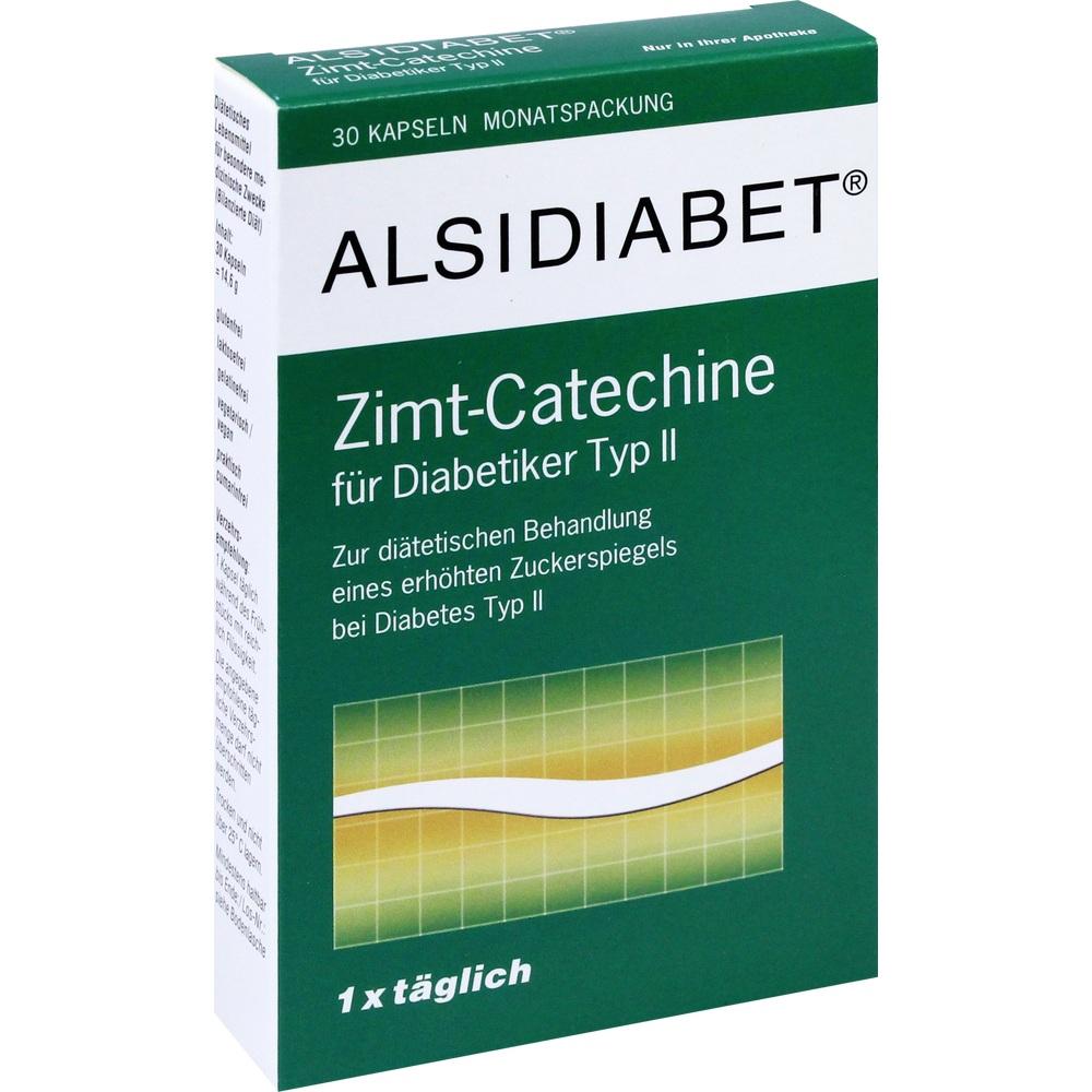 ALSIDIABET Zimt Catechine f.Diab.Typ II Kapseln 30 St Kapseln