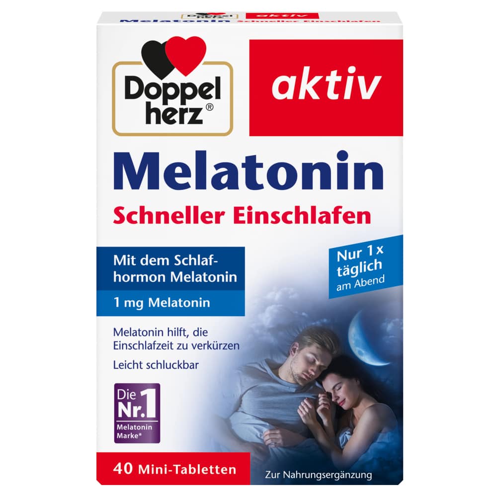 Doppelherz aktiv Melatonin Schneller Einschlafen 40 St Tabletten